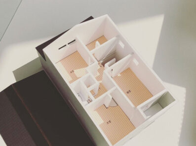 下松市楠木町新築戸建の立体模型を展示中です！
