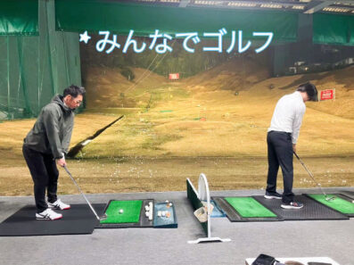 ゴルフの練習♪